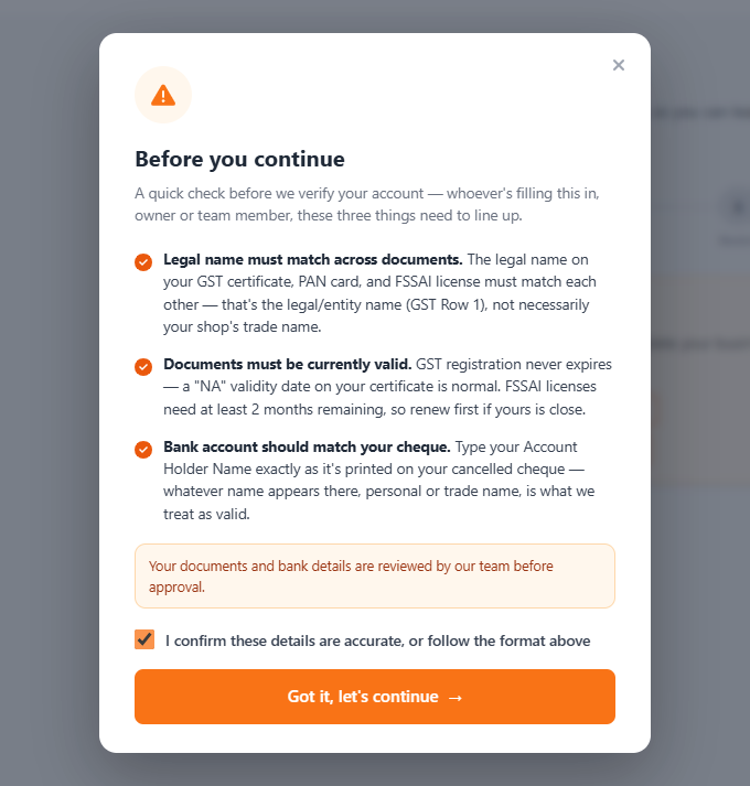 How to Fill Your Business Profile
